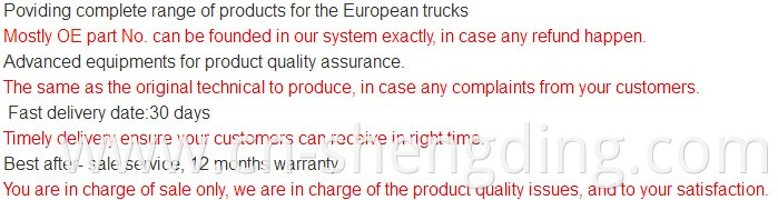 european vehicle truck parts popular gear shift knob high quality Manual Transmission 1655853 1630490500 267827